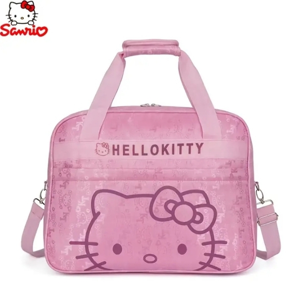 Sanrio Hello Kitty Large Lightweight Travel Carry On Bag Luggage - Picture 6 of 13